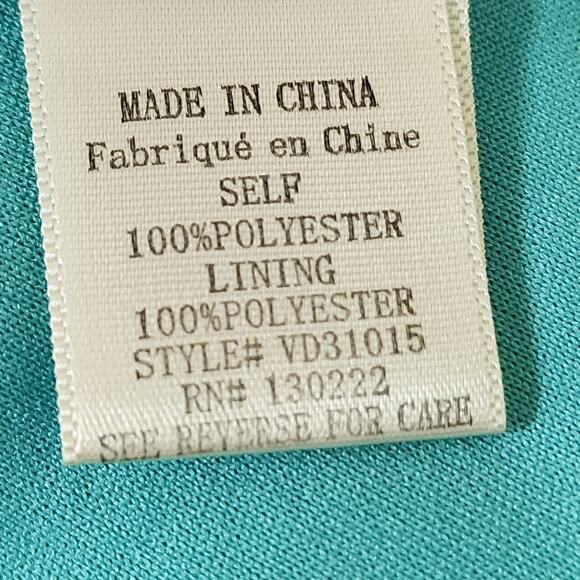 NWT Very J Aqua Teal Large Dress - Picture 4 of 5